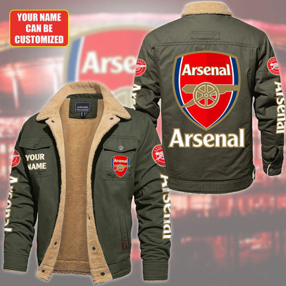 Personalized Arsenal Fleece Thermal Cotton Jacket S120912