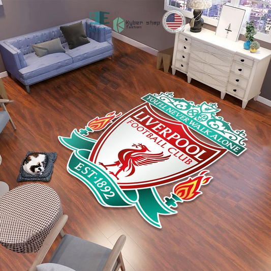 Liverpool 3D Custom Shape Rug