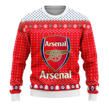 Arsenal S2 Ugly Christmas Sweater , Unisex Wool Sweater S071003