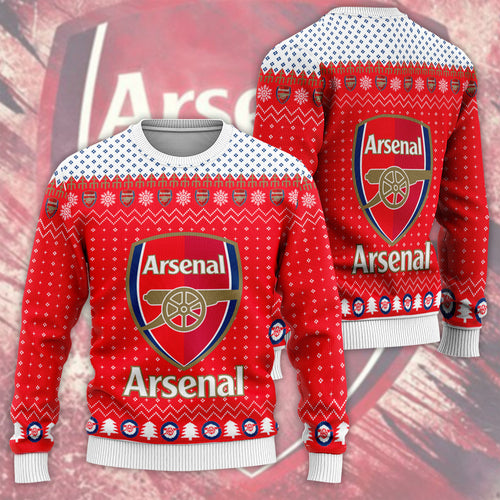 Arsenal S2 Ugly Christmas Sweater , Unisex Wool Sweater S071003