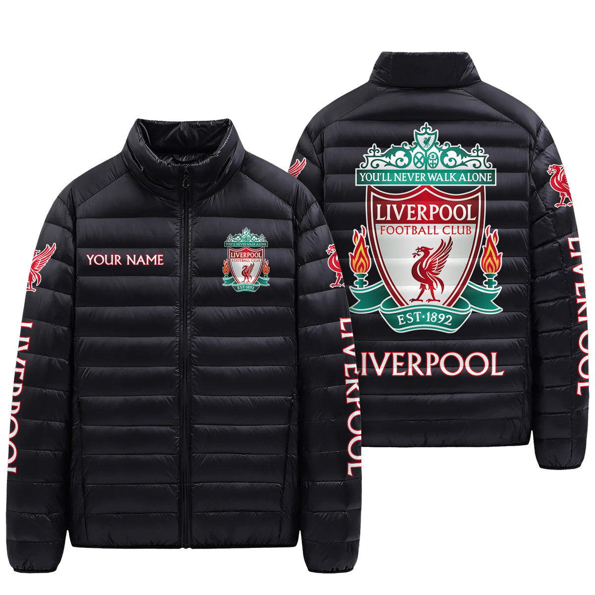 Personalized Liverpool Ultra Light Down Jacket S111002