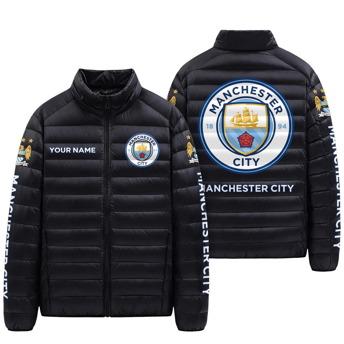 Personalized Manchester City Ultra Light Down Jacket S111003