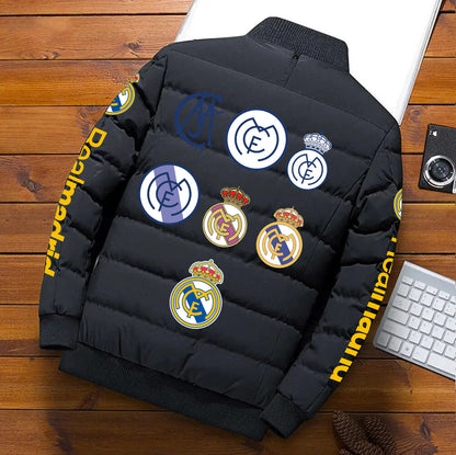 Personalized Real Madrid V2 Puffer Jacket Q111003