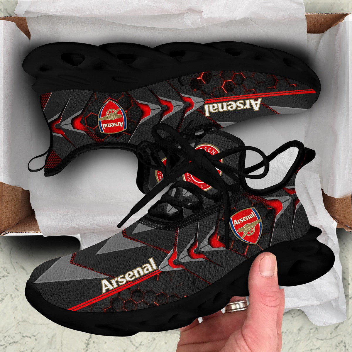 Arsenal Q2 Chunky Custom Sneaker Q101002