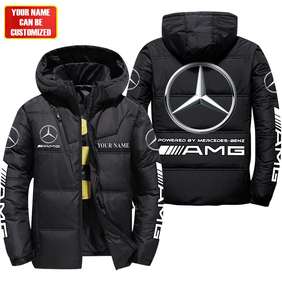 Merc AMG Puffer Thermal Jacket With Hood S151012