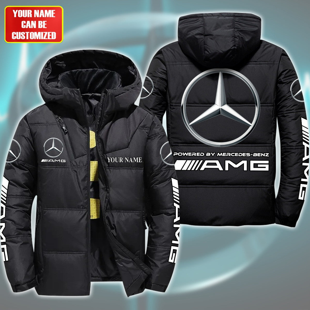 Merc AMG Puffer Thermal Jacket With Hood S151012