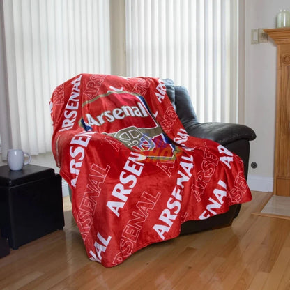 Arsenal Q2 3D Fleece & Sherpa Blanket