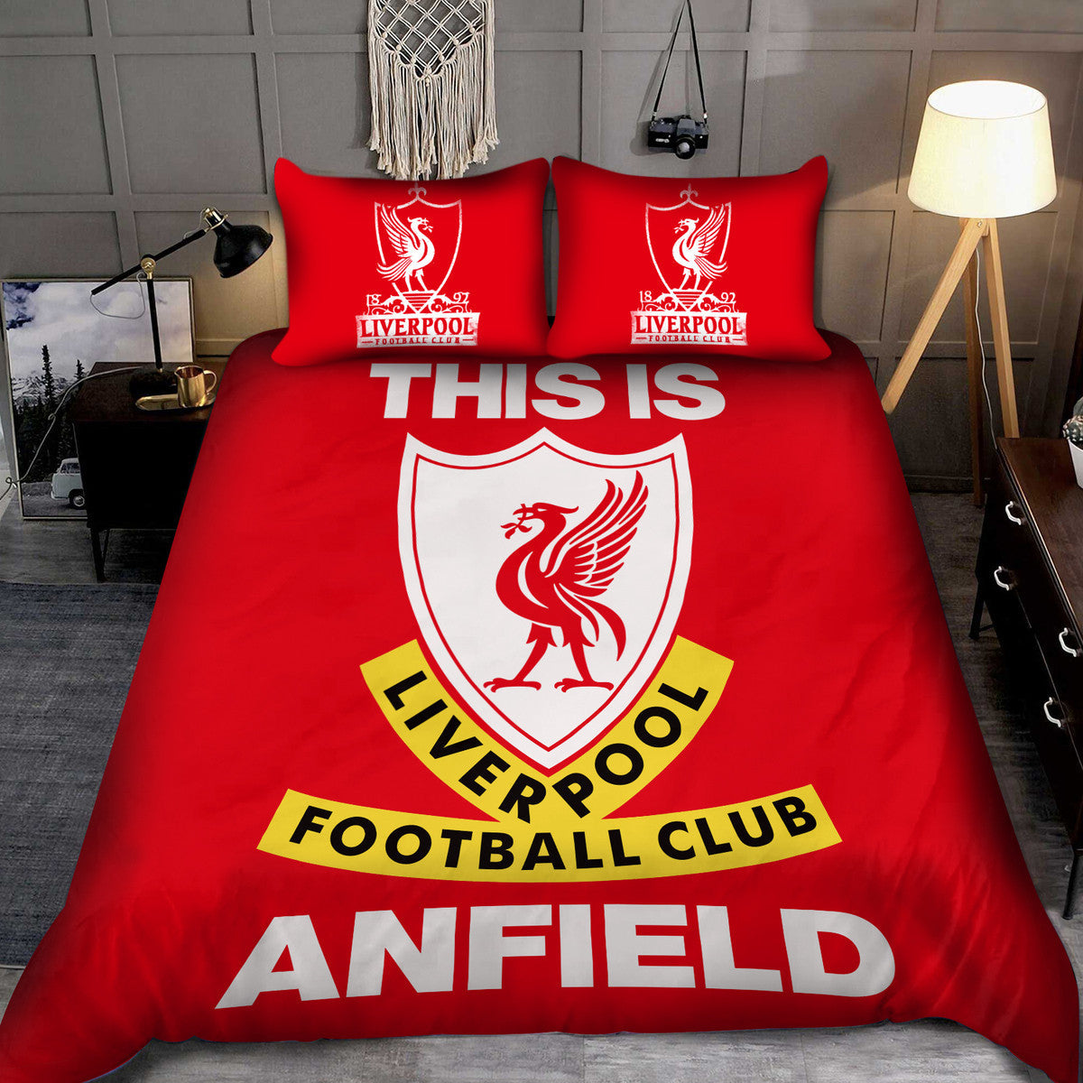 Liverpool F.C All Over Printed Bedding Set QB211002