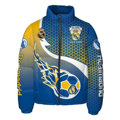 Real Madrid Q2 Puffer Thermal Stand Collar Jacket Q211103