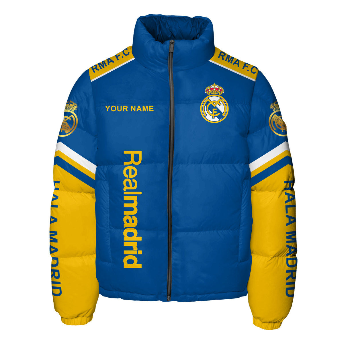 Real Madrid Puffer Thermal Stand Collar Jacket S221002