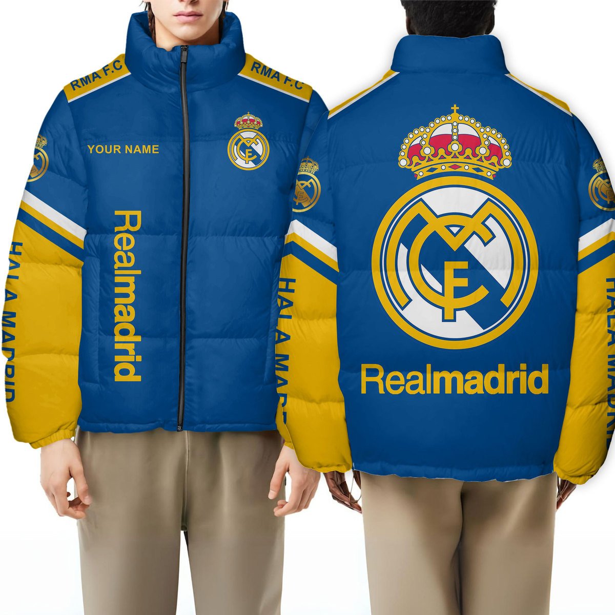 Real Madrid Puffer Thermal Stand Collar Jacket S221002