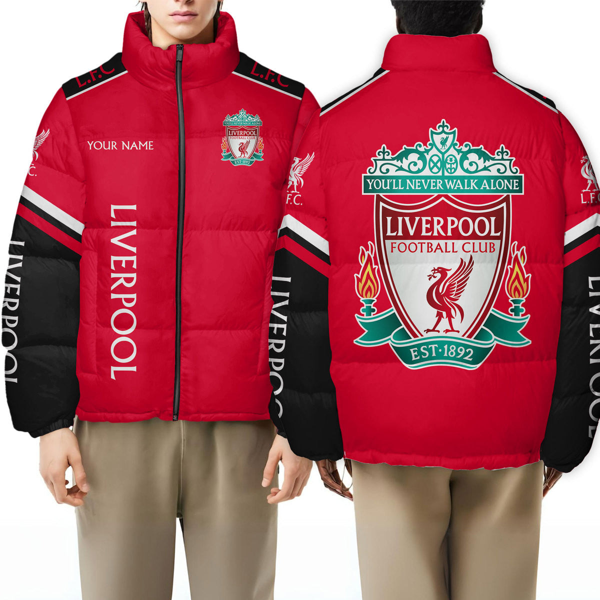 Liverpool Puffer Thermal Stand Collar Jacket S221001