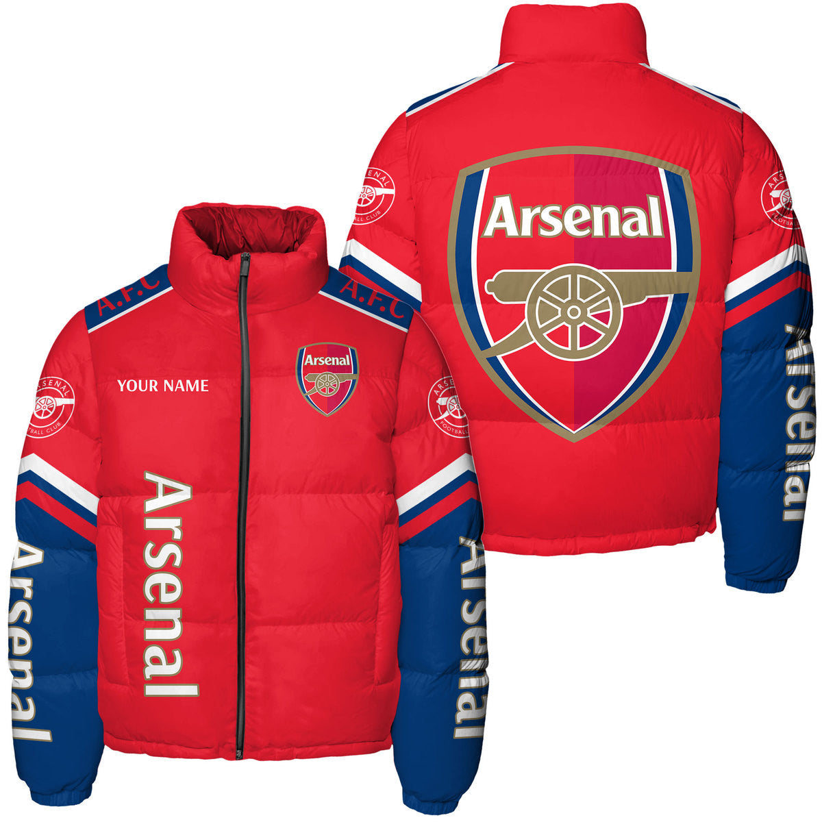 Arsenal Puffer Thermal Stand Collar Jacket S241003