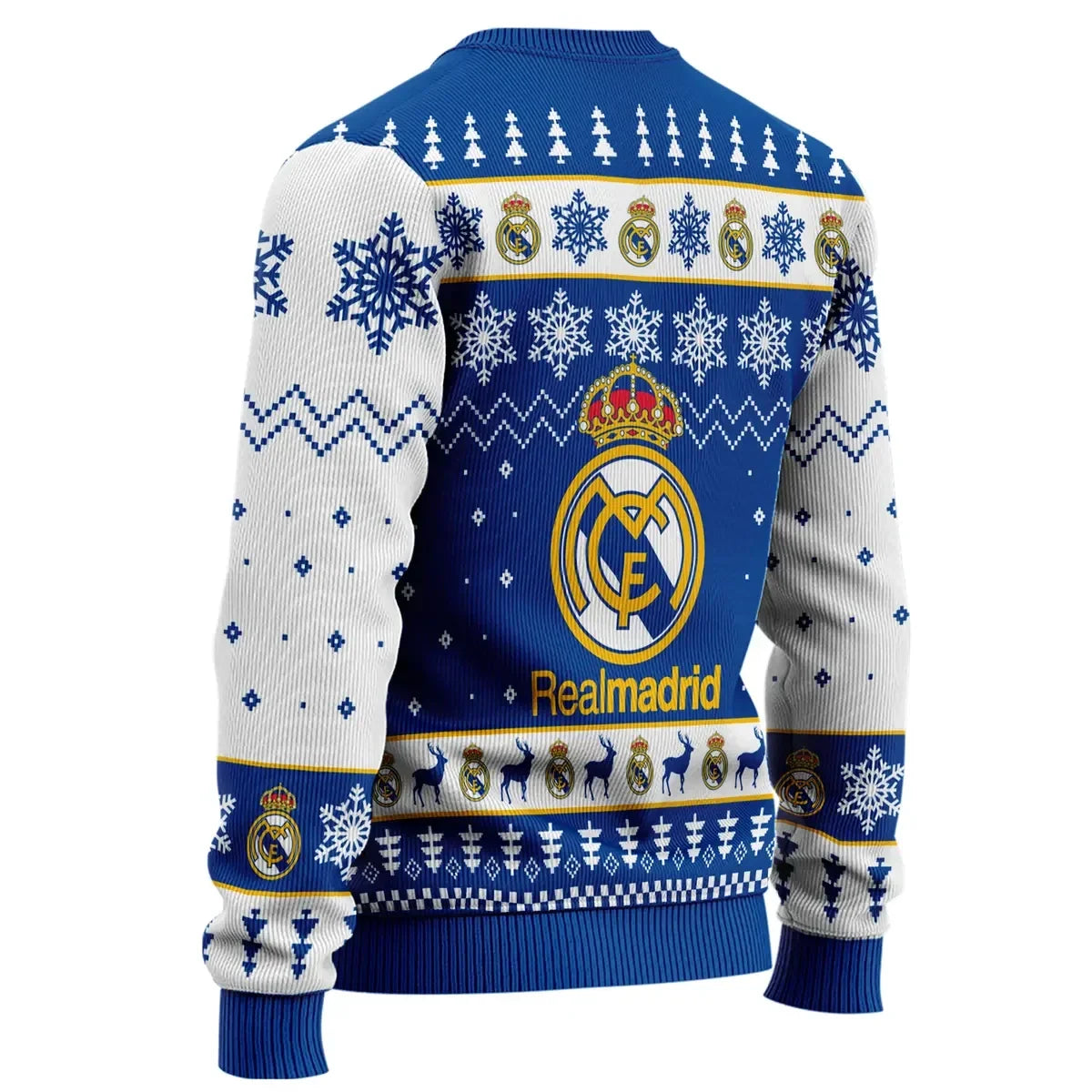 Real Madrid Ugly Christmas Sweater , Unisex Wool Sweater QB291003