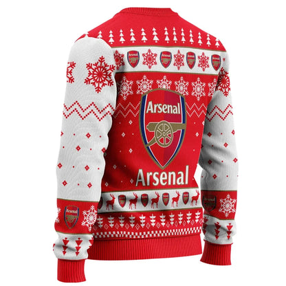 Arsenal Ugly Christmas Sweater , Unisex Wool Sweater QB311003