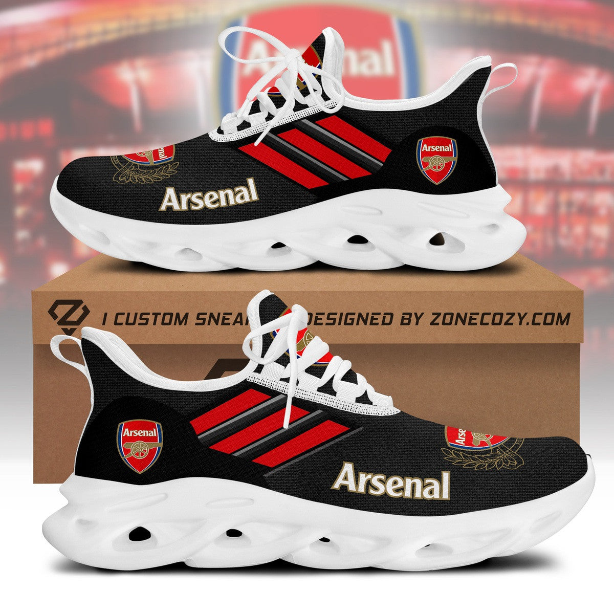 Arsenal V2 Chunky Custom Sneaker S011108