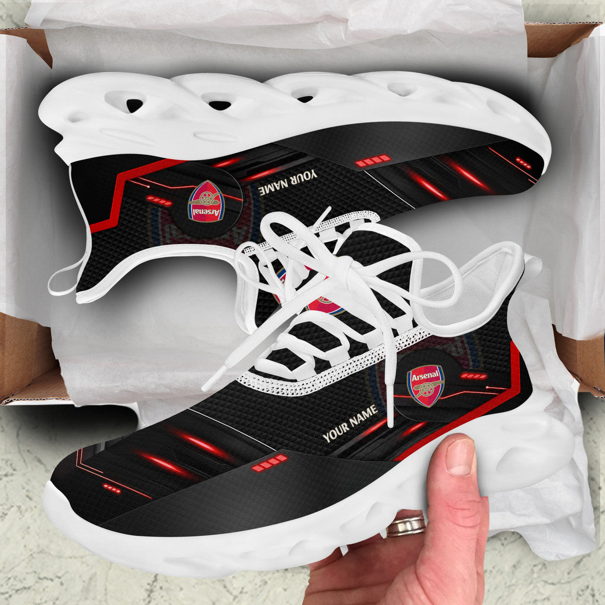Arsenal V2 Chunky Custom Sneaker QB021101