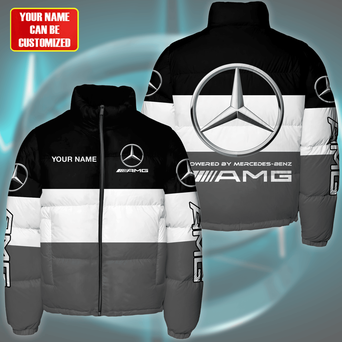 Merc AMG Puffer Thermal Stand Collar Jacket S051101