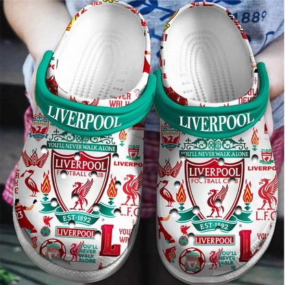 Liverpool Never Walk Alone 3D Clog