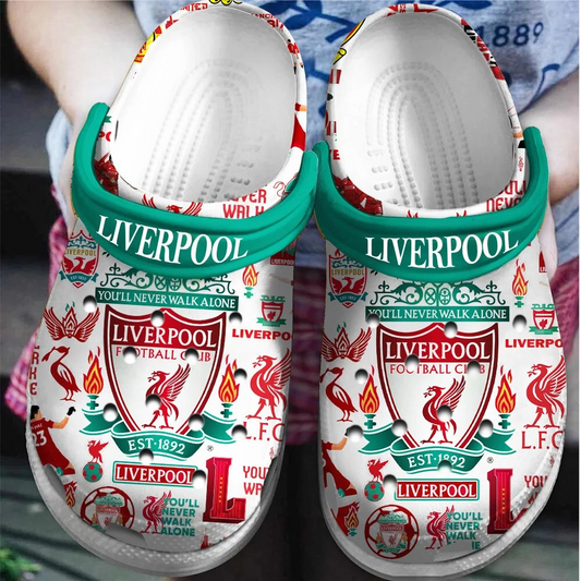 Liverpool Never Walk Alone 3D Clog