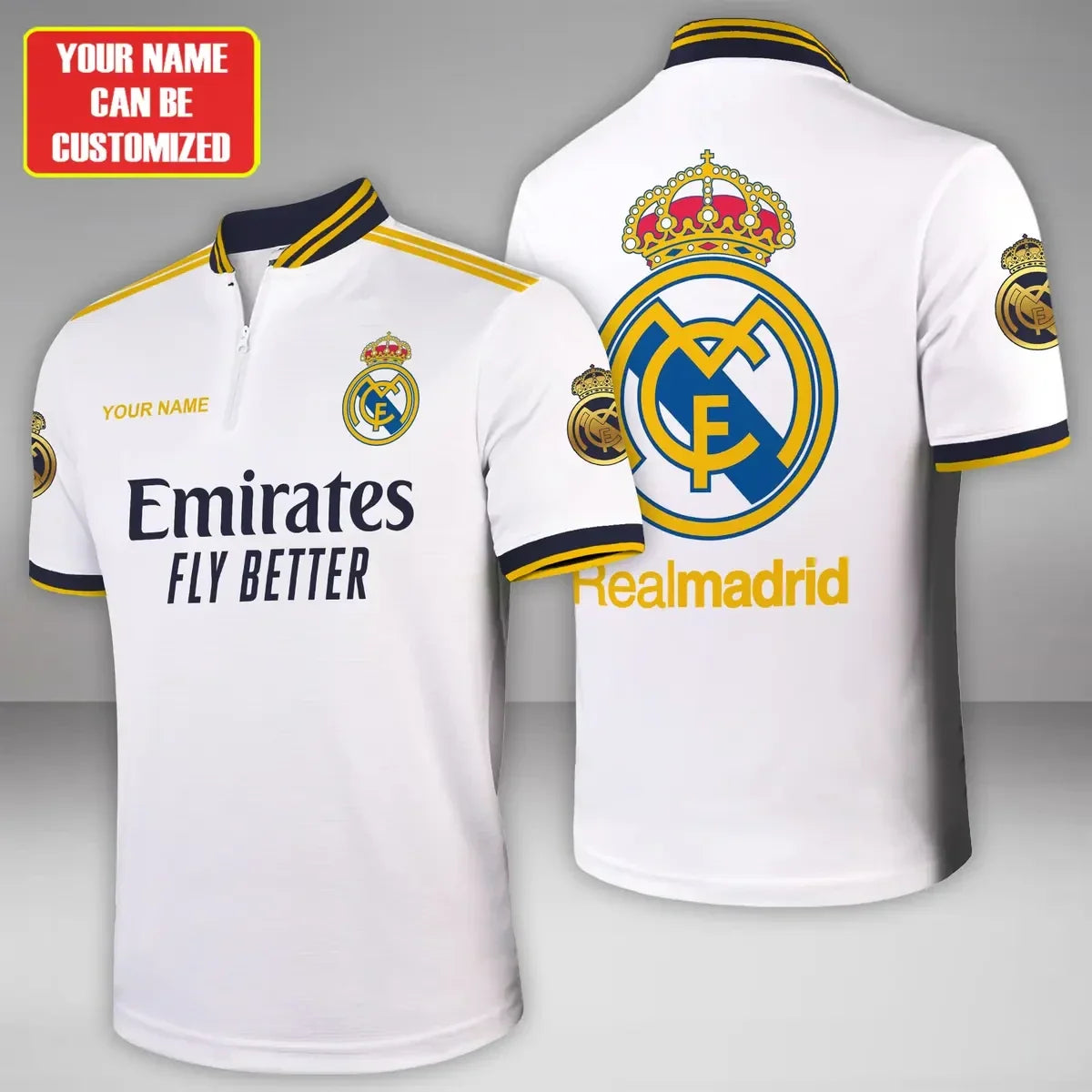 Personalized Real Madrid Outfits 3D Full Printing Set , Real Madrid Shirt ,Real Madrid Shirt , Hoodie , Short ,Polo ,hawaii , ... Q071102