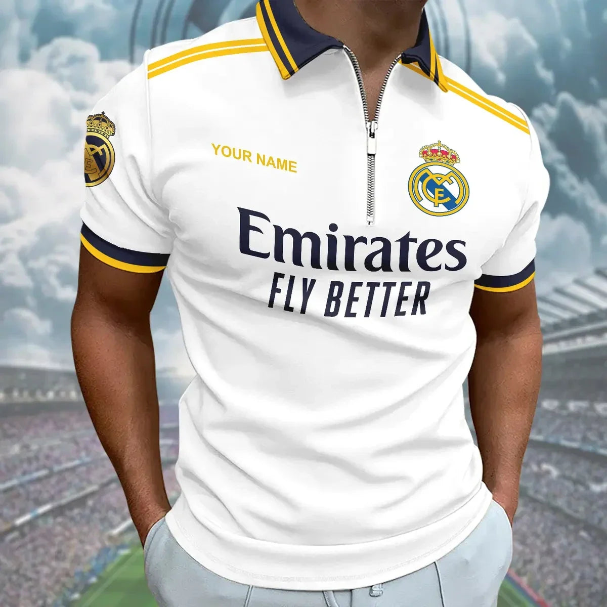 Personalized Real Madrid Outfits 3D Full Printing Set , Real Madrid Shirt ,Real Madrid Shirt , Hoodie , Short ,Polo ,hawaii , ... Q071102
