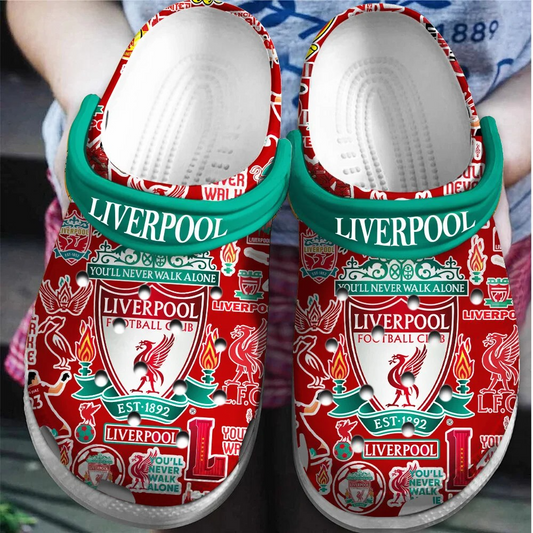 Liverpool Never Walk Alone Red 3D Clog