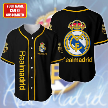 Personalized Real Madrid - Baseball Jersey Shirt 3D S121106