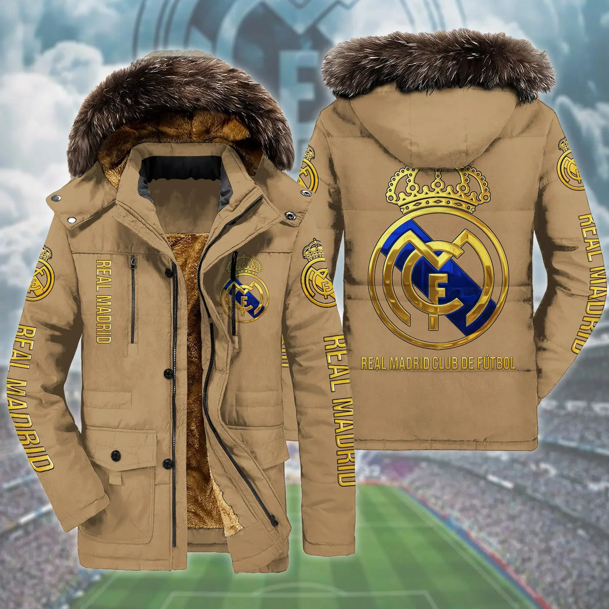 Real Madrid Parka Winter Jacket S121107