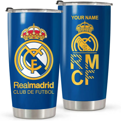 Personalized Real Mardrid Stainless Tumbler 20oz 30oz Cup QB071109
