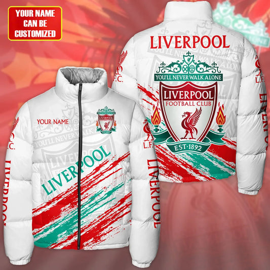 Liverpool Puffer Thermal Stand Collar Jacket Q141103