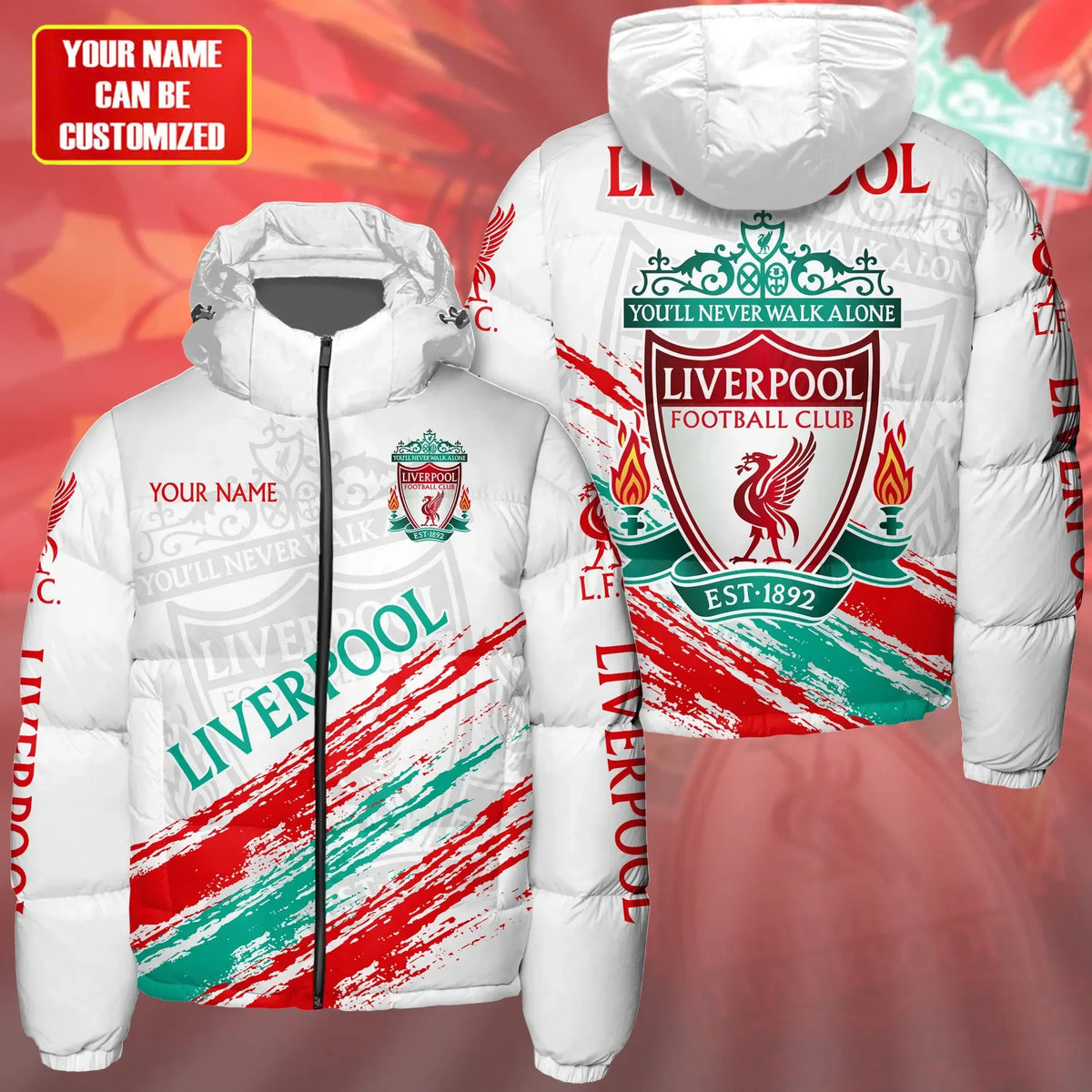 Liverpool Puffer Thermal Stand Collar Jacket Q141103