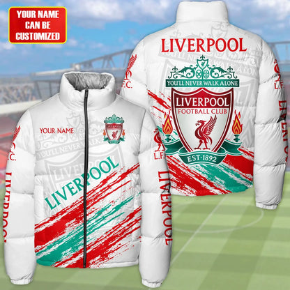 Liverpool Puffer Thermal Stand Collar Jacket Q141103