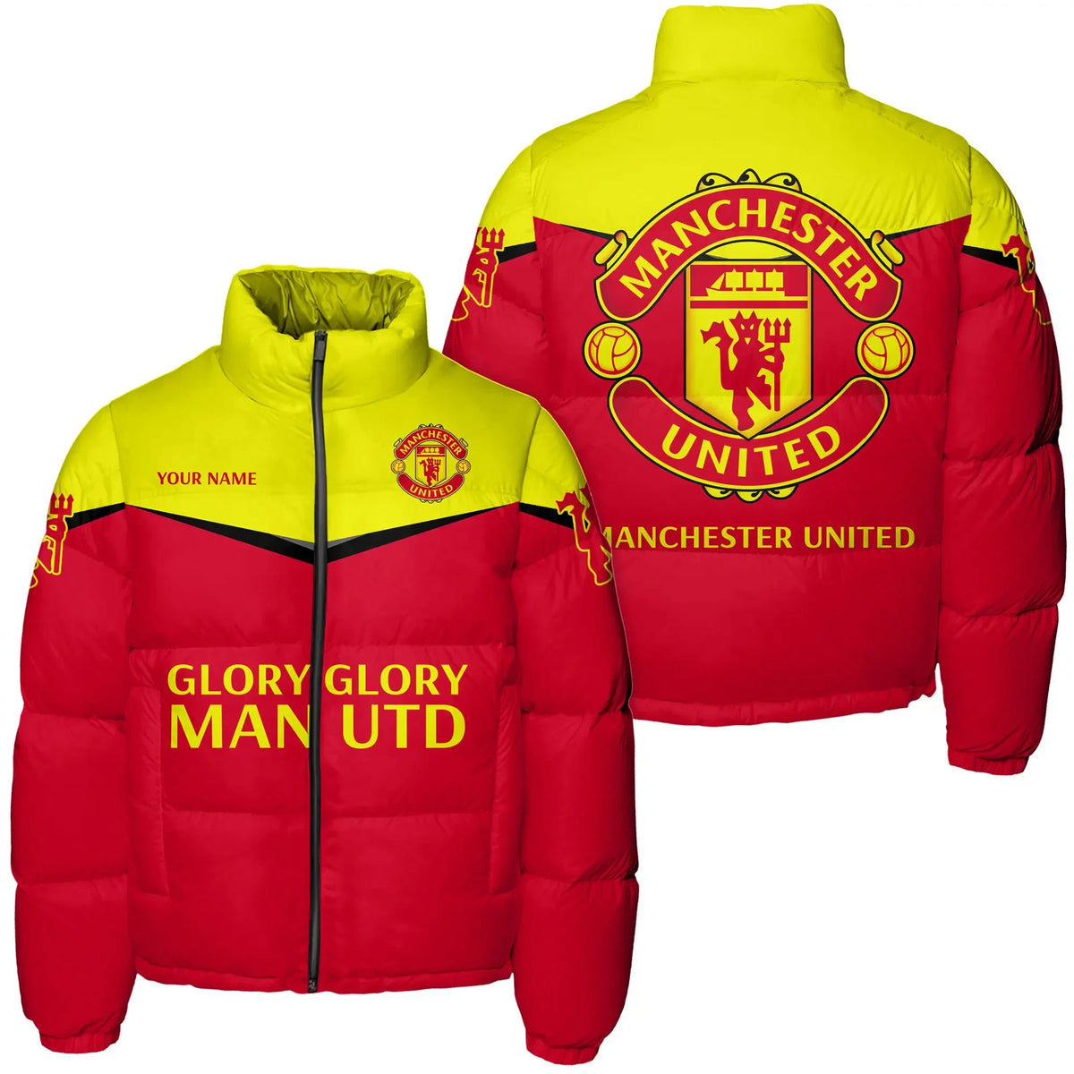 Manchester United Puffer Thermal Stand Collar Jacket Q201101