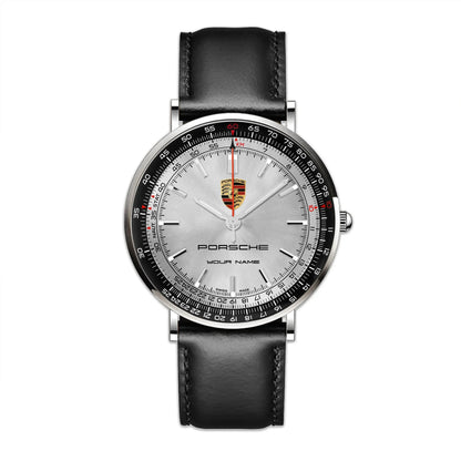 Personalized Pors Luxury Quartz Leather Watch
