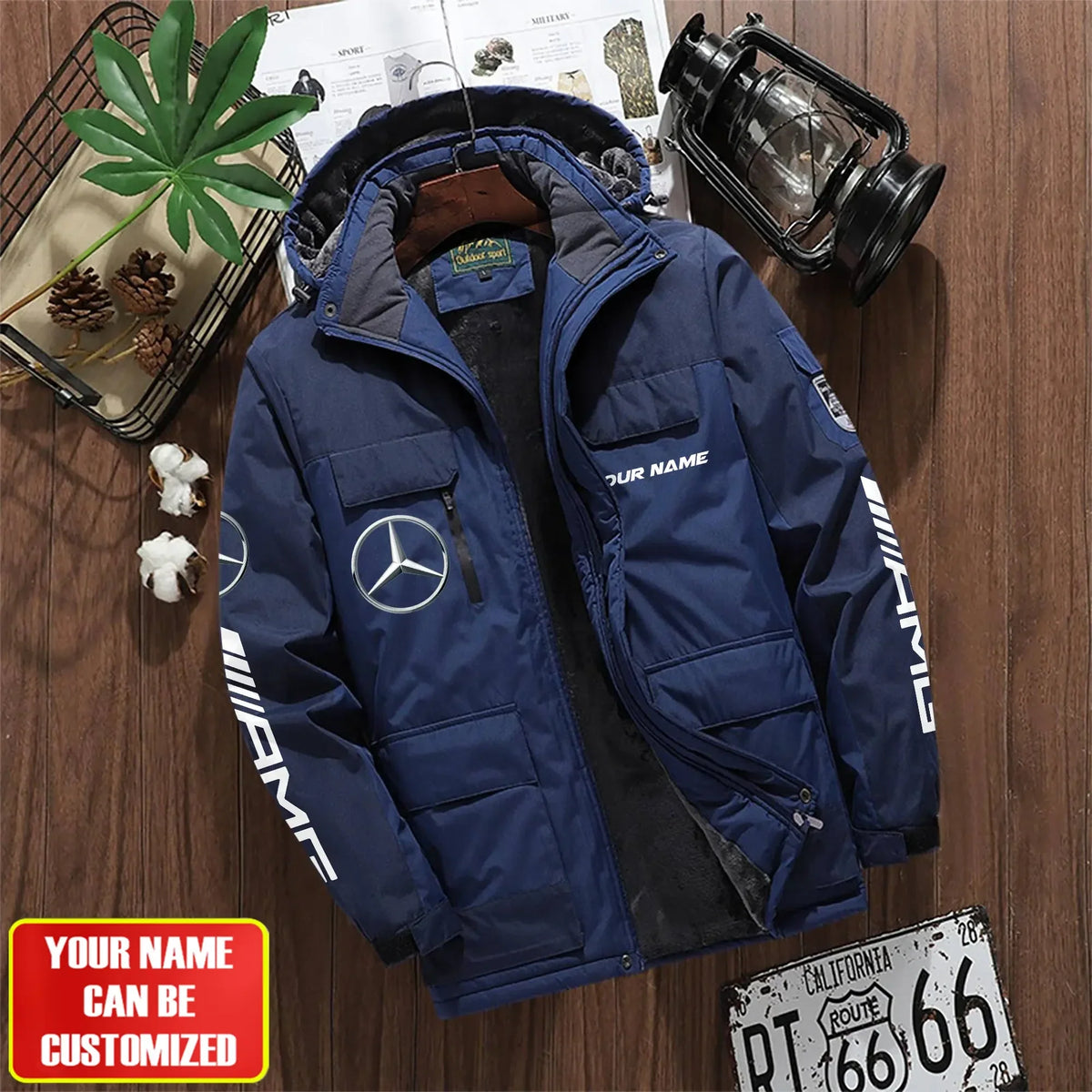 Personalized Merc AMG Parka Winter Jacket V2 S211105
