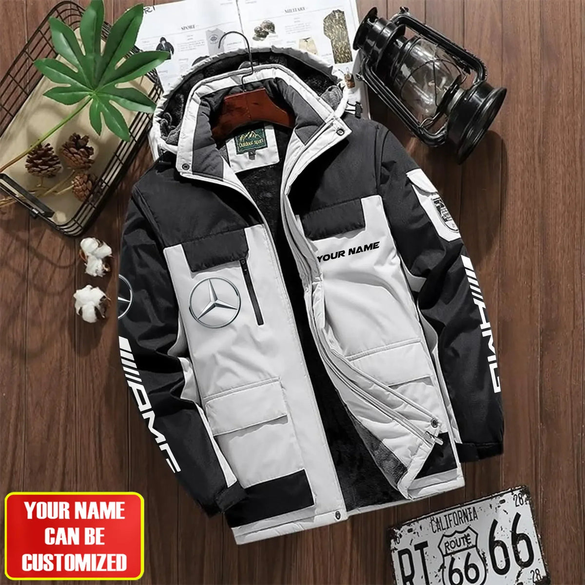 Personalized Merc AMG Parka Winter Jacket V2 S211105