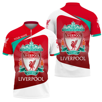 Personalized Liverpool Q3 3D Full Printing Set , Liverpool Shirt , Zipper Polo, Hoodie , Short , Polo ,hawaii Q201110