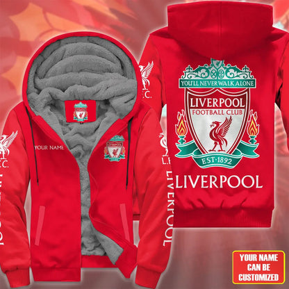 Personalized Liverpool Fleece 3D All Over Printed Unisex Shirt