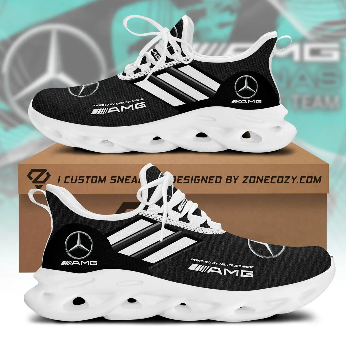 Merc AMG V2 Chunky Custom Sneaker