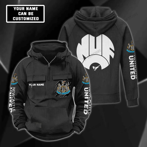 Personalized Newcastle United Retro Cotton Hoodie
