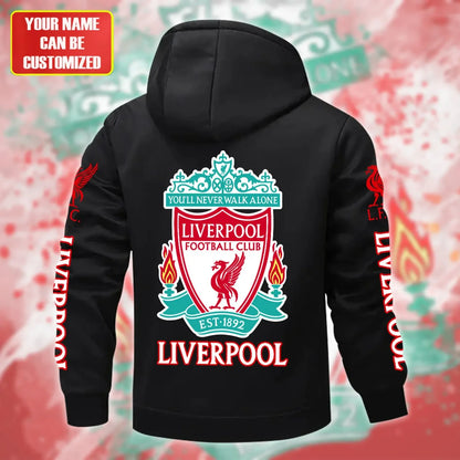 Personalized Liverpool Fleece 3D Unisex Hooded Jacket