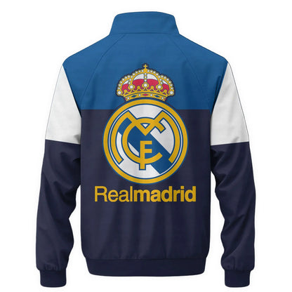 Real Madrid Zipper Stand Collar Jacket V3