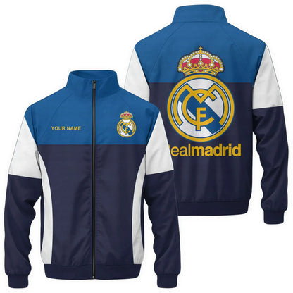 Real Madrid Zipper Stand Collar Jacket V3