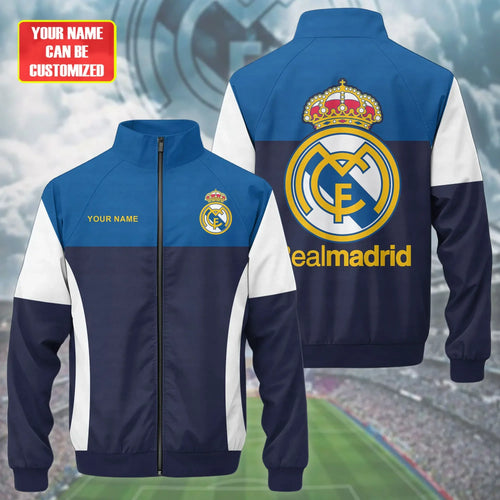 Real Madrid Zipper Stand Collar Jacket V3