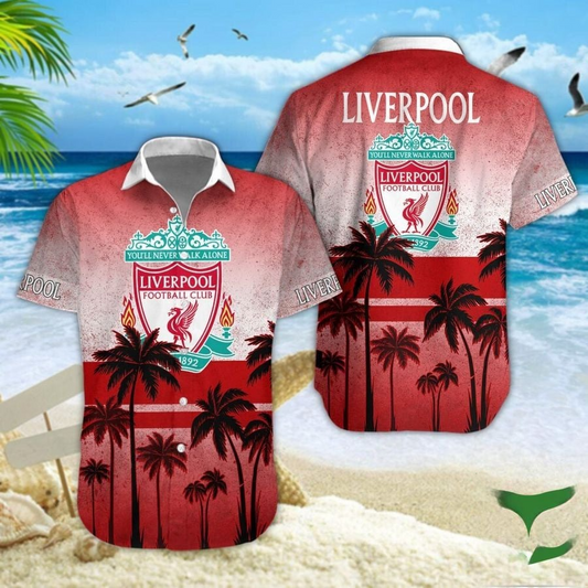 Liverpool Q8 Tropical Hawaii Shirt Beach Short