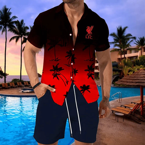 Liverpool Q12 Tropical Hawaii Shirt Beach Short