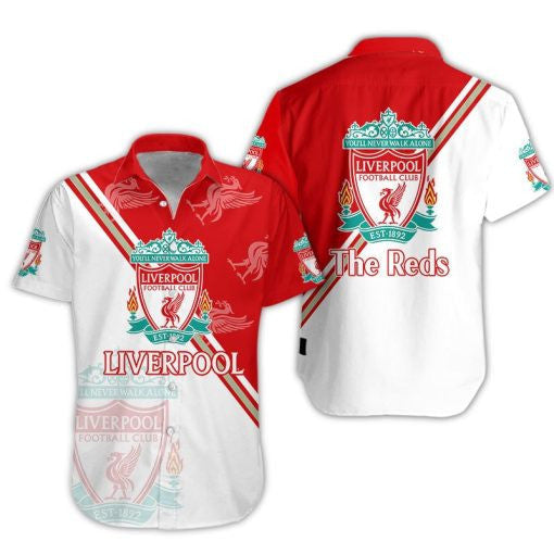 Liverpool Tropical Hawaii Shirt Beach Short V9