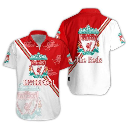 Liverpool Tropical Hawaii Shirt Beach Short V9