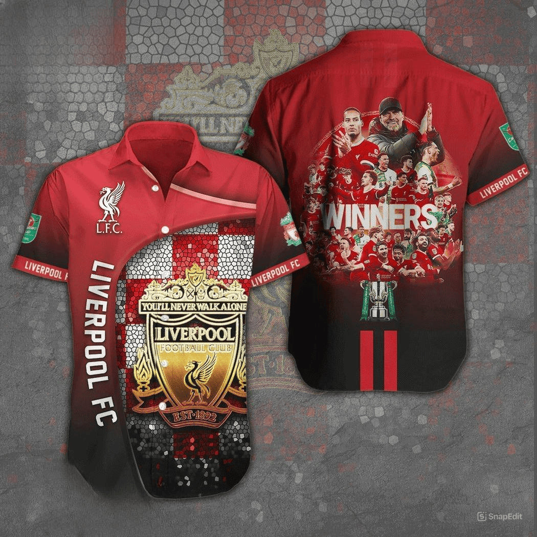 Liverpool Tropical Hawaii Shirt Beach Short V10
